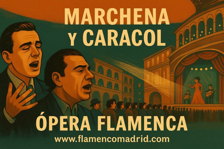 Pepe Marchena o Manolo Caracol, ídolos de masas durante la Ópera Flamenca.